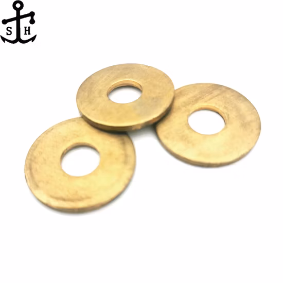 Good Quality Motorcycle Parts OEM Fasteners DIN 9021 M3 to M20 Brass Large Plain Washers - Product Grade a Made in China
