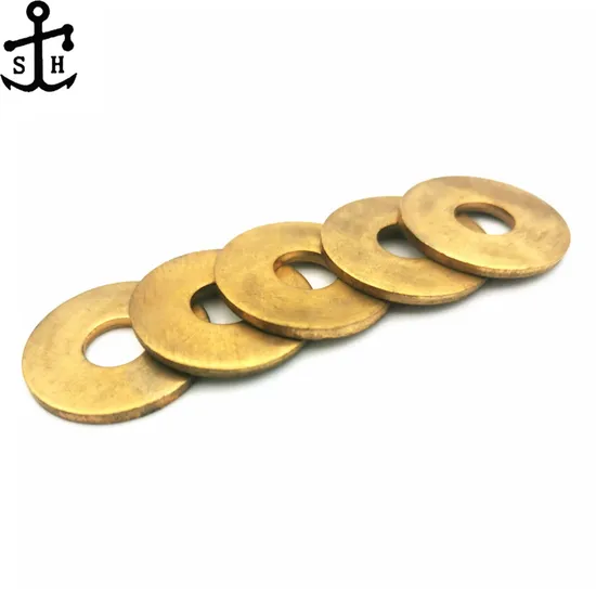 Good Quality Motorcycle Parts OEM Fasteners DIN 9021 M3 to M20 Brass Large Plain Washers - Product Grade a Made in China