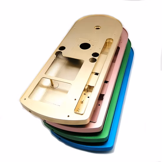 Parti in alluminio lavorate CNC personalizzate professionali Anodizzazione Tornitura dell'alluminio a colori Fresatura
